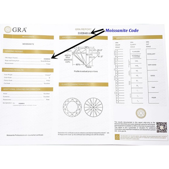 2 Carat DEW Oval Cut Moissanite Stud Earrings Sterling Silver (Certified) - Picture 8 of 8